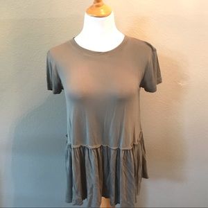 Urban Outfitters Ruffle Tee